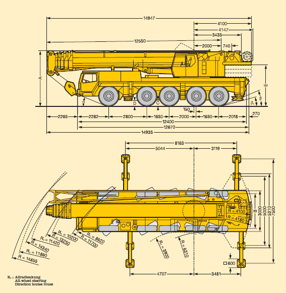 Аренда крана 150 тонн — Liebherr LTM 1150-5.1